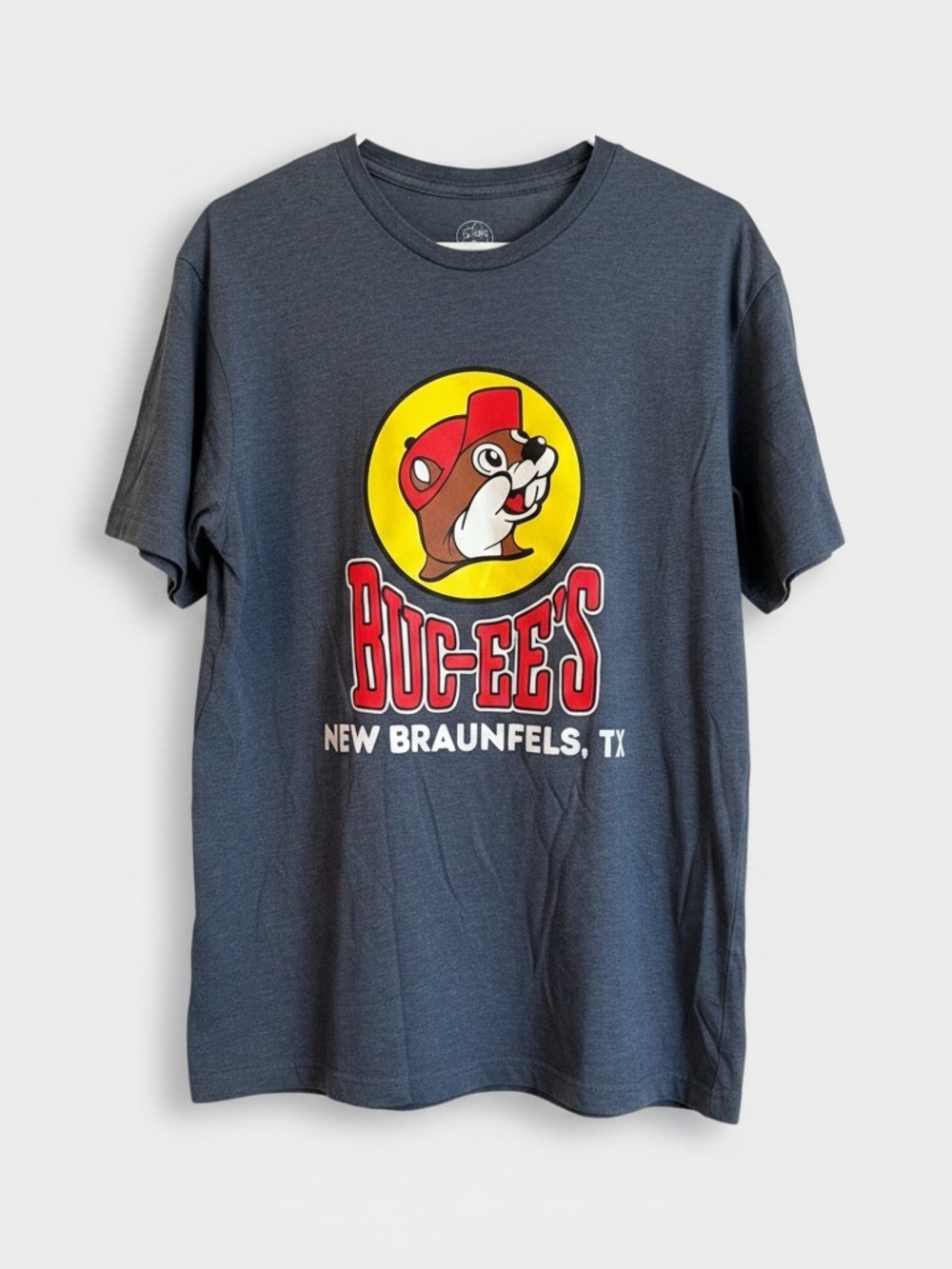 Buc-ee's New Braunfels, TX Short Sleeve Logo Tee - Gray